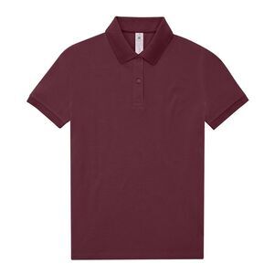 B&C Womens/Ladies My Polo Shirt / Burgundy